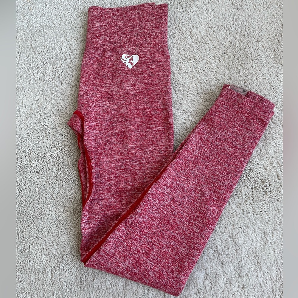 Gymshark Red Marled Leggings